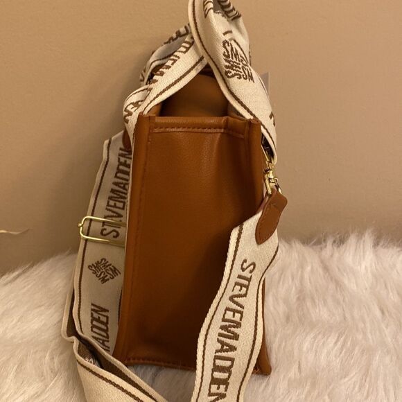NWT  Steve Madden (Bwebber) Satchel/Crossbody/Canvas - Viral TikTok Bag … - Picture 9 of 17
